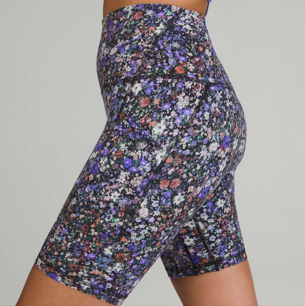 Lululemon Align High-Rise Short with Pockets 8" Flower Burst Multi